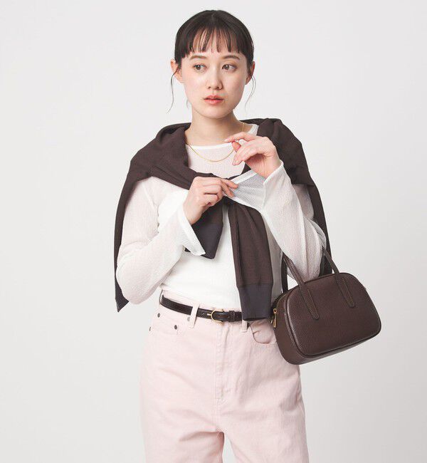 UNITED ARROWS green label relaxing「シャーリング シアー ロングスリーブ プルオーバー カットソー」|Tシャツ・カットソー|OFF WHITE