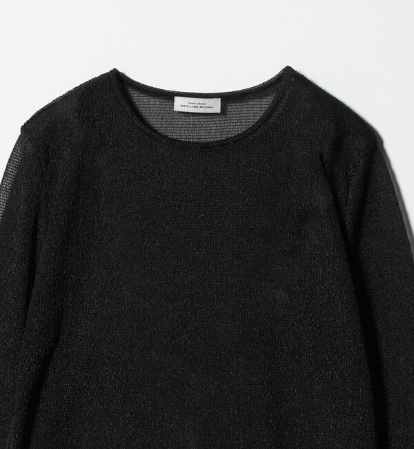 UNITED ARROWS green label relaxing「シャーリング シアー ロングスリーブ プルオーバー カットソー」|Tシャツ・カットソー|