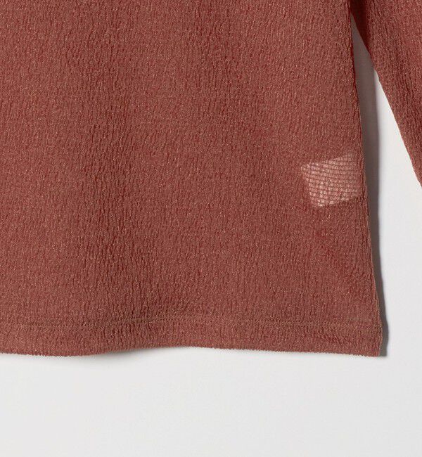 UNITED ARROWS green label relaxing「シャーリング シアー ロングスリーブ プルオーバー カットソー」|Tシャツ・カットソー|