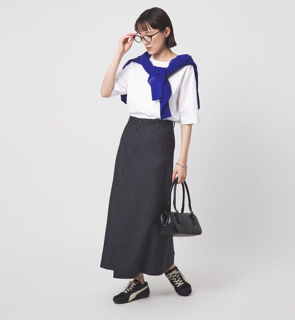 UNITED ARROWS green label relaxing「クロップド ポンチ Tシャツ」|Tシャツ・カットソー|