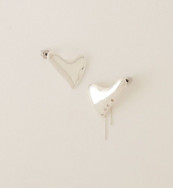 BEAUTY&YOUTH UNITED ARROWS「【別注】＜LAPUIS＞ハート ピアス」|ピアス|SILVER