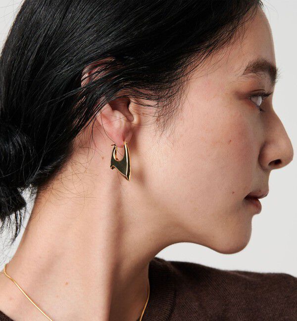 BEAUTY&YOUTH UNITED ARROWS「【一部別注】＜loni＞COLOR PEAK ピアス」|ピアス|DK.BROWN