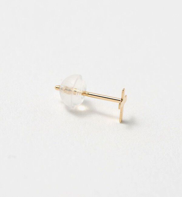 BEAUTY&YOUTH UNITED ARROWS「K18 クロス ピアス」|ピアス|