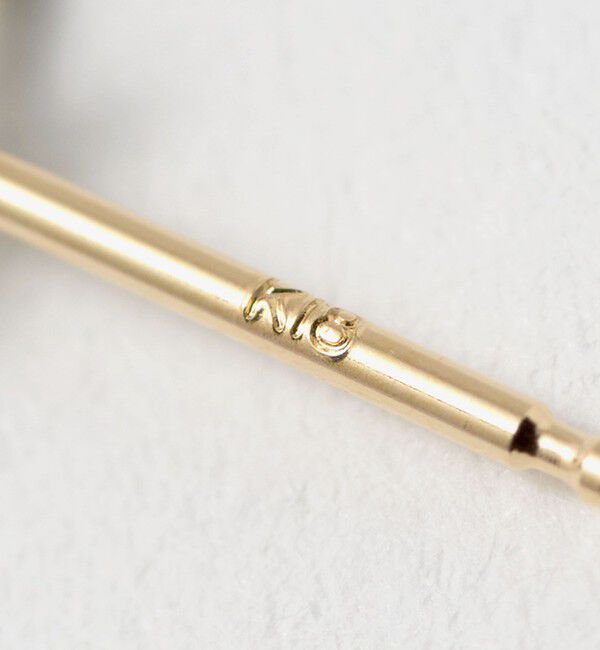 BEAUTY&YOUTH UNITED ARROWS「K18 クロス ピアス」|ピアス|