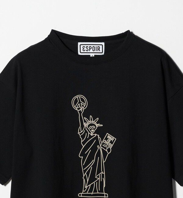 BEAUTY&YOUTH UNITED ARROWS「＜ESPOIR＞Skull Liberty Tシャツ」|Tシャツ・カットソー|