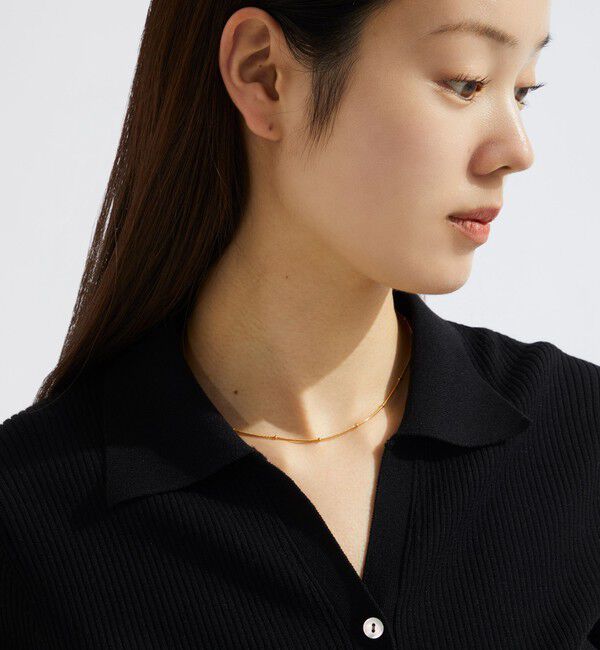 BEAUTY&YOUTH UNITED ARROWS「＜by Preek＞ドットライン チェーン ネックレス」|ネックレス|GOLD