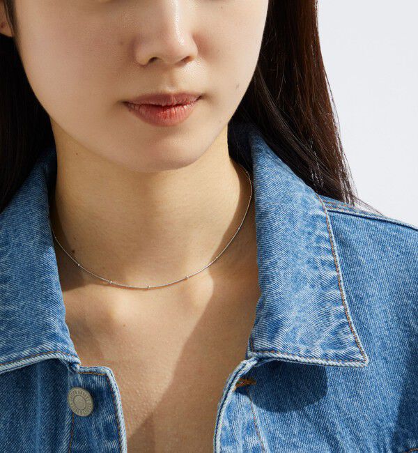 BEAUTY&YOUTH UNITED ARROWS「＜by Preek＞ドットライン チェーン ネックレス」|ネックレス|