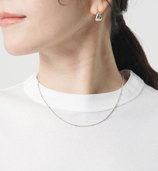 BEAUTY&YOUTH UNITED ARROWS「＜by Preek＞ドットライン チェーン ネックレス」|ネックレス|
