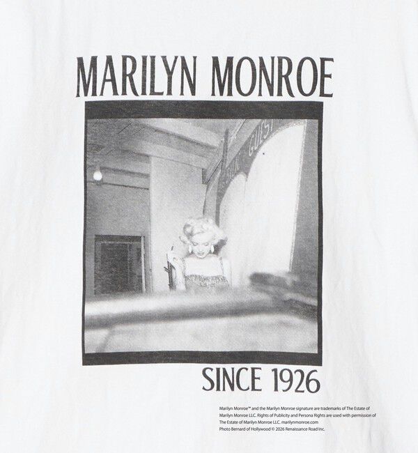 BEAUTY&YOUTH UNITED ARROWS「【別注】＜GOOD ROCK SPEED＞Marilyn Monroe フォトプリント Tシャツ」|Tシャツ・カットソー|