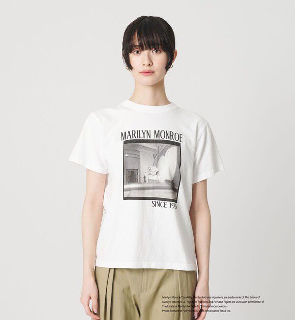 BEAUTY&YOUTH UNITED ARROWS「【別注】＜GOOD ROCK SPEED＞Marilyn Monroe フォトプリント Tシャツ」|Tシャツ・カットソー|