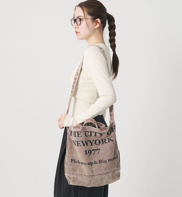 BEAUTY&YOUTH UNITED ARROWS「【別注】＜CONTROL FREAK＞ウォッシュ メッセージ 2WAY ショルダーバッグ」|ショルダー・メッセンジャー|