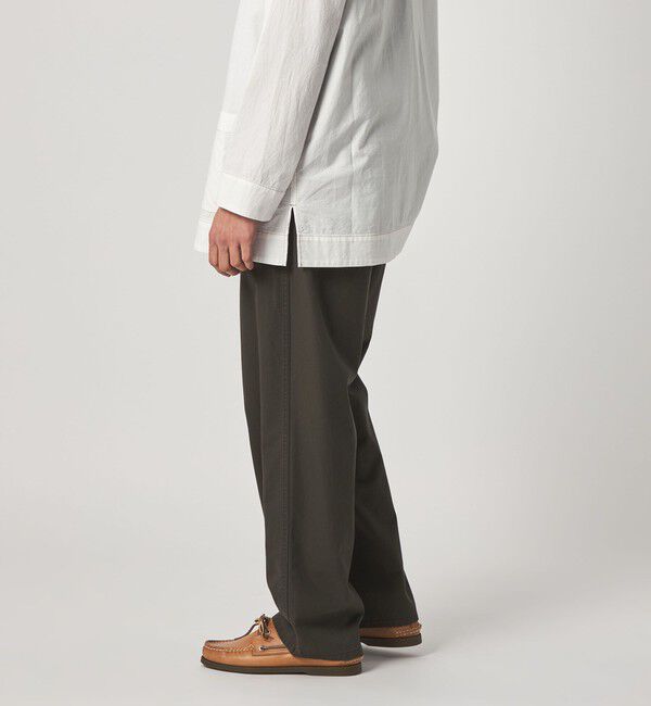 STEVEN ALAN「＜Steven Alan＞ ハイツイスト ツイル アーミー ノープリーツ トラウザーズ」|チノ|
