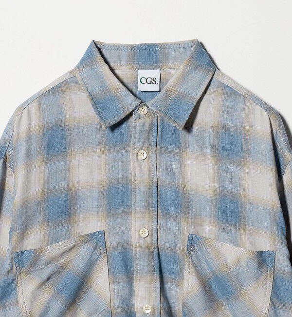 California General Store「＜CGS.＞オンブレ チェック 2ポケット シャツ」|シャツ・ブラウス|