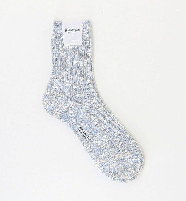 BEAUTY&YOUTH UNITED ARROWS「ビッグ スラブ  クウォータ― ソックス」|ソックス|LT.BLUE