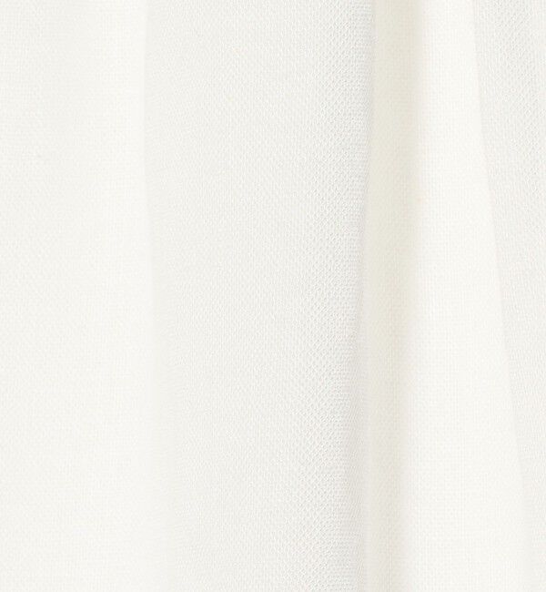 BEAUTY&YOUTH UNITED ARROWS「麻ブレンド フロントリボン ティアード シャツ ウォッシャブル」|シャツ・ブラウス|