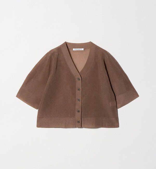 BEAUTY&YOUTH UNITED ARROWS「Vネック 畦ニット カーディガン ウォッシャブル」|カーディガン|MD.BROWN