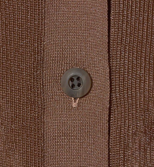 BEAUTY&YOUTH UNITED ARROWS「Vネック 畦ニット カーディガン ウォッシャブル」|カーディガン|