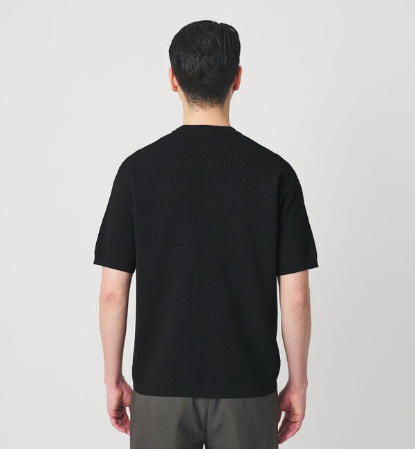 BEAUTY&YOUTH UNITED ARROWS「【WEB限定 WARDROBE SMART】マシーンウォッシュ  ピケニット Tシャツ【抗菌防臭】」|Tシャツ・カットソー|