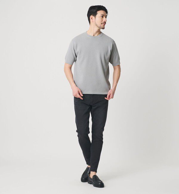 BEAUTY&YOUTH UNITED ARROWS「【WEB限定 WARDROBE SMART】マシーンウォッシュ  ピケニット Tシャツ【抗菌防臭】」|Tシャツ・カットソー|