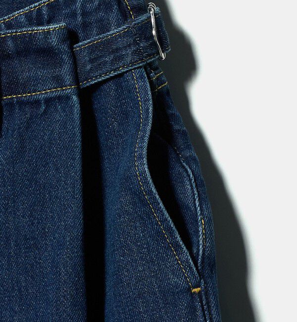 BEAUTY&YOUTH UNITED ARROWS「コットン サイドベルト ワイドパンツ」|その他|