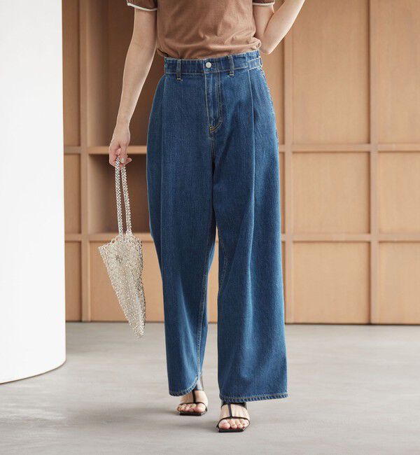 BEAUTY&YOUTH UNITED ARROWS「コットン サイドベルト ワイドパンツ」|その他|