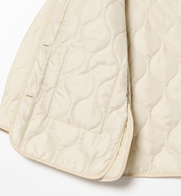 Ray BEAMS 「キルティング ノーカラー ブルゾン」|ブルゾン・スタジャン|