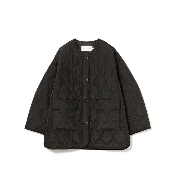 Ray BEAMS 「キルティング ノーカラー ブルゾン」|ブルゾン・スタジャン|