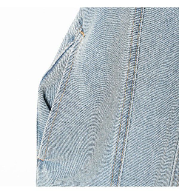 Ray BEAMS 「デニム ジップ タイト ワンピース」|ワンピース|