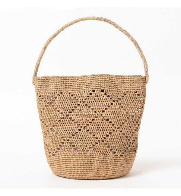 Demi-Luxe BEAMS 「MIORA / 編み柄 バケツバッグ」|トートバッグ|