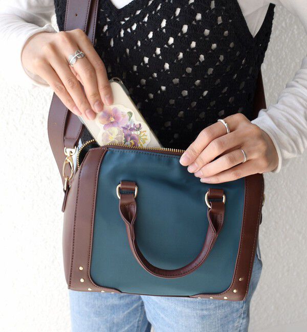 SHIPS for women「* スタッズ ボストン バッグ◇」|ボストンバッグ|