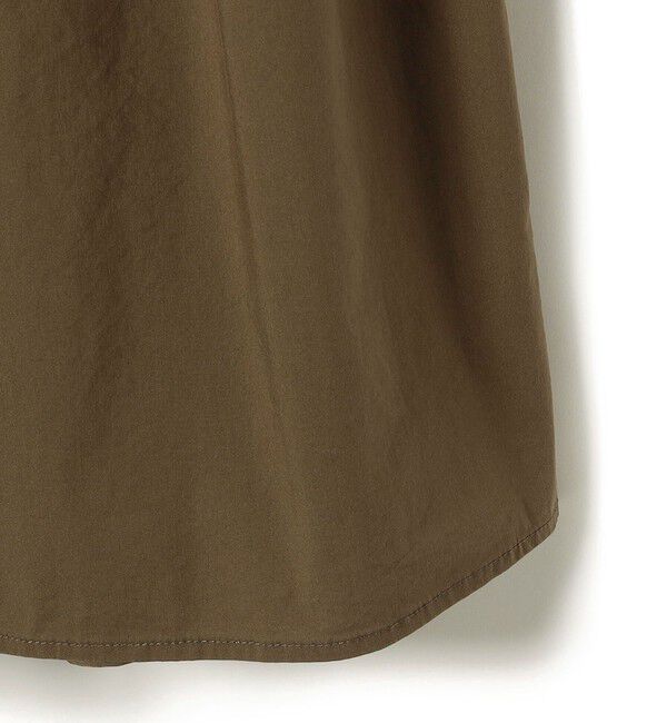 SHIPS for women「〈手洗い可能〉コットン リブ ノースリーブ &times; 布帛 スカート ワンピース」|ワンピース|