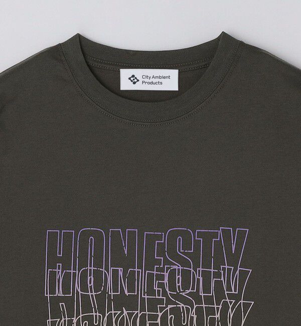 SHIPS「City Ambient Products: グラフィックプリント ロングスリーブTシャツ(ロンT)」|Tシャツ・カットソー|