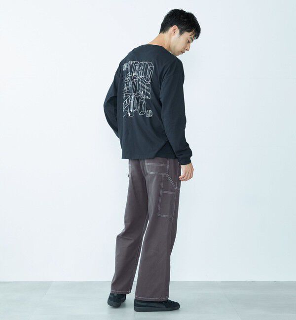 SHIPS「City Ambient Products: グラフィックプリント ロングスリーブTシャツ(ロンT)」|Tシャツ・カットソー|