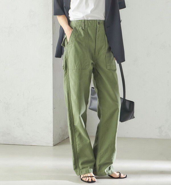 SHIPS for women「JAPAN BLUE JEANS:ベイカー パンツ」|その他|オリーブ