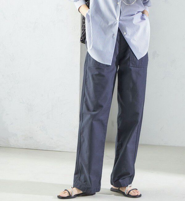 SHIPS for women「JAPAN BLUE JEANS:ベイカー パンツ」|その他|ネイビー