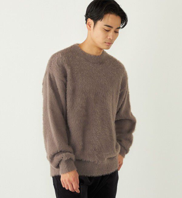 SHIPS Colors 「SHIPS Colors:〈手洗い可能〉シャギー クルーネック ニット」|ニット・セーター|