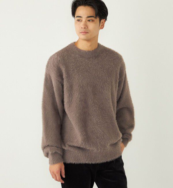 SHIPS Colors 「SHIPS Colors:〈手洗い可能〉シャギー クルーネック ニット」|ニット・セーター|