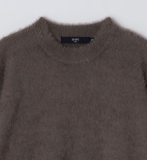 SHIPS Colors 「SHIPS Colors:〈手洗い可能〉シャギー クルーネック ニット」|ニット・セーター|