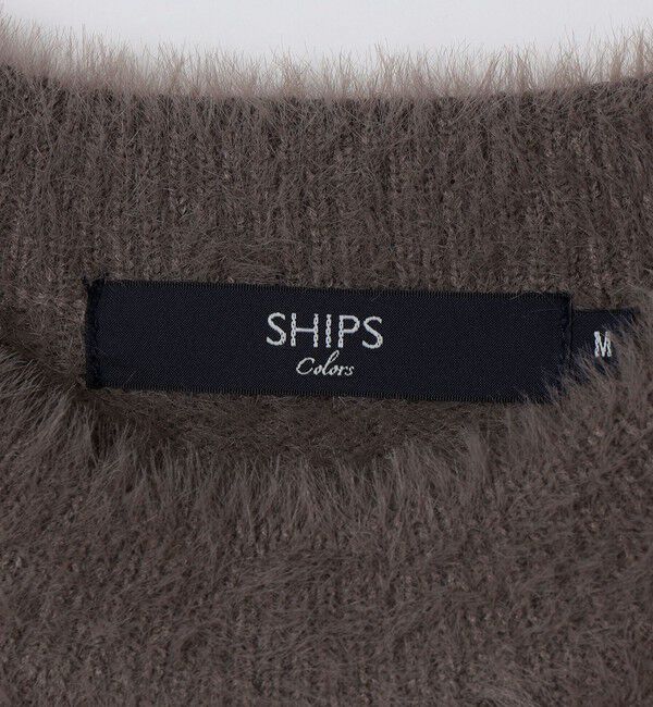 SHIPS Colors 「SHIPS Colors:〈手洗い可能〉シャギー クルーネック ニット」|ニット・セーター|