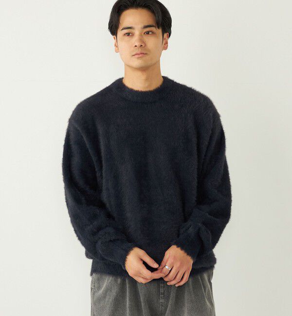 SHIPS Colors 「SHIPS Colors:〈手洗い可能〉シャギー クルーネック ニット」|ニット・セーター|