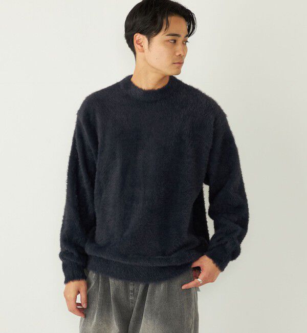 SHIPS Colors 「SHIPS Colors:〈手洗い可能〉シャギー クルーネック ニット」|ニット・セーター|