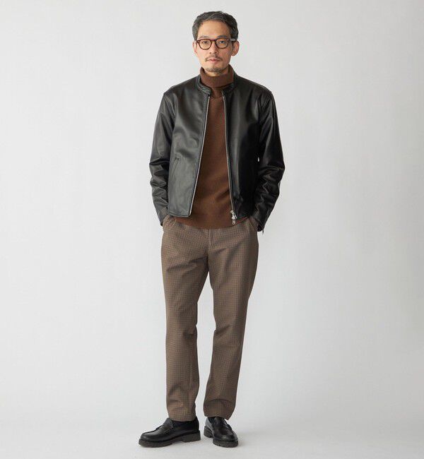 SHIPS「SHIPS: ラムレザー シングル ライダース ジャケット 25FW」|その他|