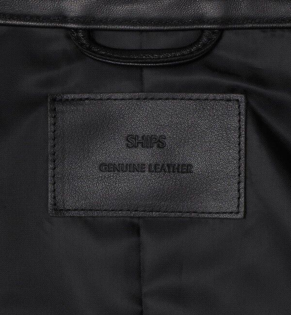 SHIPS「SHIPS: ラムレザー シングル ライダース ジャケット 25FW」|その他|