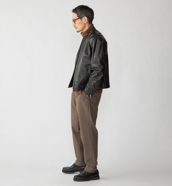 SHIPS「SHIPS: ラムレザー シングル ライダース ジャケット 25FW」|その他|