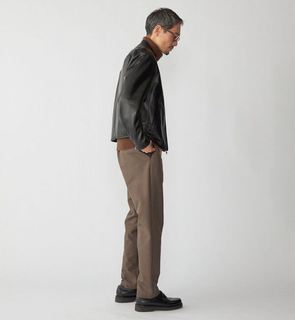 SHIPS「SHIPS: ラムレザー シングル ライダース ジャケット 25FW」|その他|