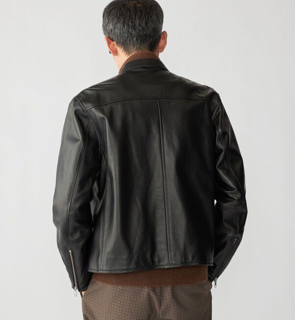 SHIPS「SHIPS: ラムレザー シングル ライダース ジャケット 25FW」|その他|