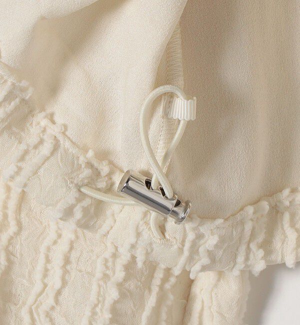 SHIPS any「SHIPS any:〈洗濯機可能〉ウェーブ ジャカード ドロスト シャツ」|シャツ・ブラウス|