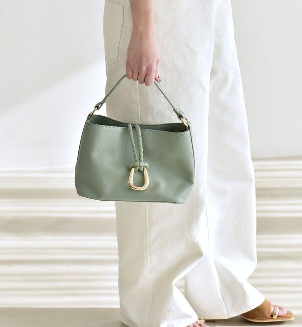 quaranciel「quaranciel: 2way バックル スクエア ショルダー バッグ」|ショルダー・メッセンジャー|