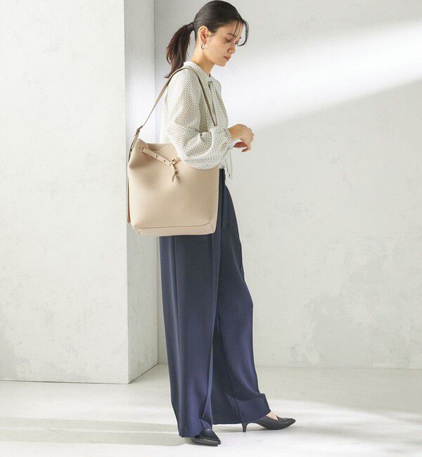 SHIPS for women「【WEB限定】ハトメ ベルト ワンショルダー バッグ M」|トートバッグ|