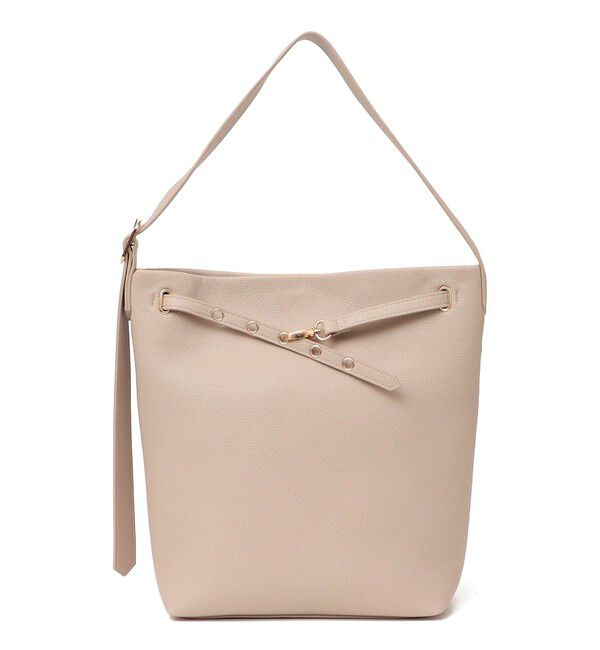 SHIPS for women「【WEB限定】ハトメ ベルト ワンショルダー バッグ M」|トートバッグ|